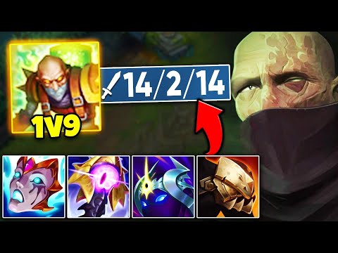 The Absolute BEST Singed game you will ever see (LEGIT 1V9 EVERY TEAM FIGHT)