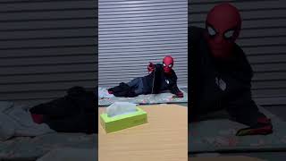 ティッシュが欲しい蜘蛛男