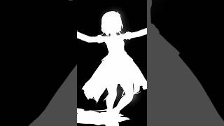 【影絵ダンス】YOASOBI「群青」を踊ってみた！#白黒ショート #アイドルふぇにば