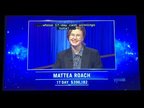 Jeopardy, intro - Mattea Roach DAY 18 (4/28/22)