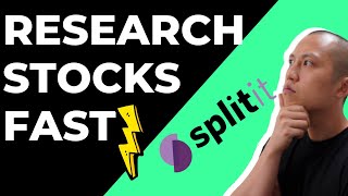 How To Research Stocks QUICKLY // Investing In Shares Australia - SPLITIT (ASX:SPT)