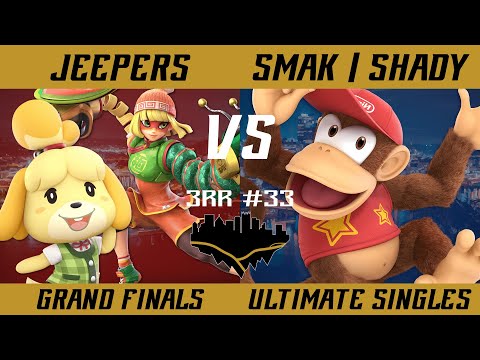 Three River Rumble #33 Grand Finals - Jeepers (Min Min, Isabelle) vs. SMAK | Shady (Diddy) - SSBU