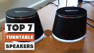 7 Best Speakers for Turntable: Top Choices