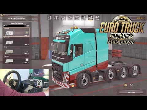 Hamburg - Odense - Die große Lichtaufrüstung - Volvo FH | Let's Play ETS 2 MP #204 [G27]