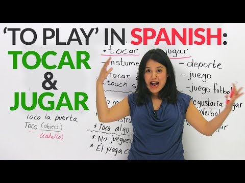 "To play" in Spanish: "JUGAR" & "TOCAR" Video