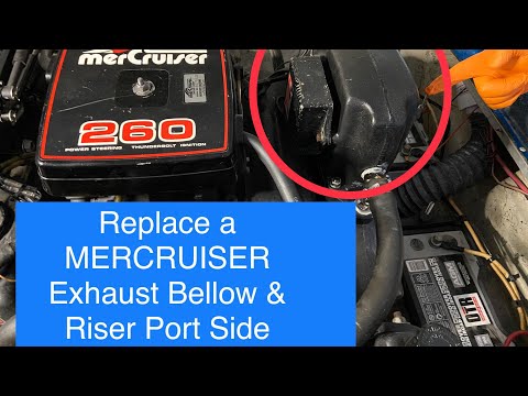 How to Replace MERCRUISER Exhaust Manifolds & Risers, Part One- Port Side