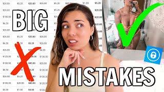 my BIGGEST MISTAKES when starting ONLYFANS what I was doing WRONG Mp4 3GP & Mp3