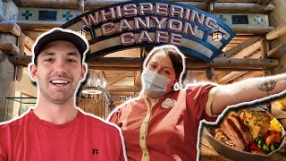 MOST FUN DISNEY RESTAURANT? | WHISPERING CANYON CAFE DINNER REVIEW | ALL-YOU-CAN-EAT SKILLETS