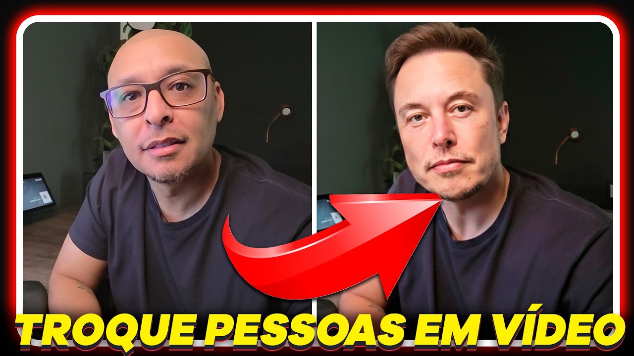 Como trocar pessoas em vídeo com Inteligência artificial!