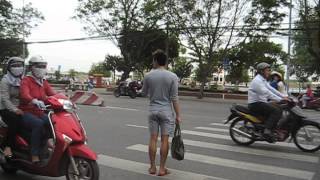 ベトナムの横断歩道
