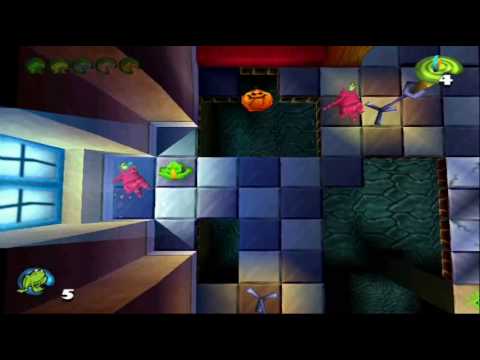 Frogger 2 - Swampy's Revenge - Haunted House (All coins collected)