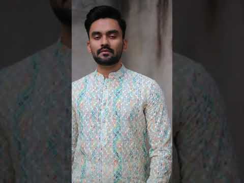 Banwery Schiffli Kurta Vol 2 Heavy Pc Cotton Wholesale Kurta With Pajama Catalog – product video thumbnail
