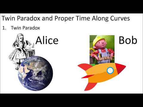 Relativity 105d: Acceleration - Twin Paradox and Proper Time Along Curves (Rindler Metric)