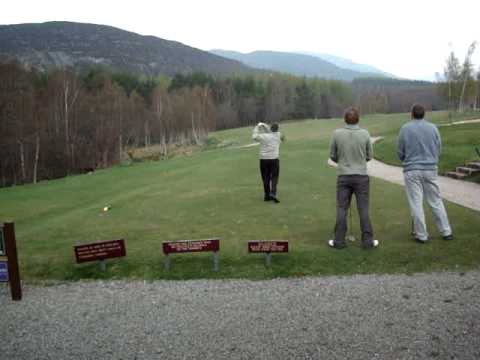 Fourball teeing off - Strollers Golf Tour 2009