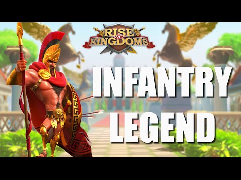 Infantry Legend Leonidas I Commander spotlight v 2.0 in Rise of Kingdoms