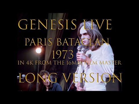Genesis live, Paris Bataclan 1973  16mm master in 4k