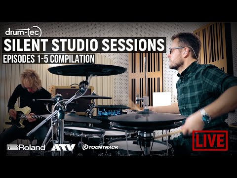 drum-tec electronic drums & Roland TD-50 Superior Drummer Silent Studio Sessions compilation