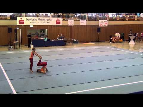 DM Jr Sr Aachen 2014   040   121   WP   Senior   Bal   GER   SC Riesa, Diana Dierich & Emily Langenm