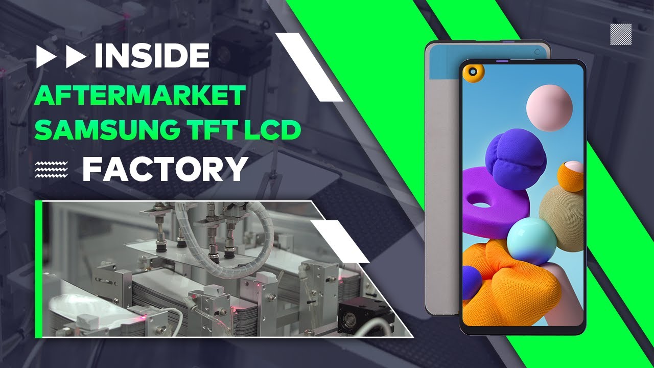 Bildschirm Wie Samsung TFT-LCD-Bildschirme für den Aftermarket hergestellt werden