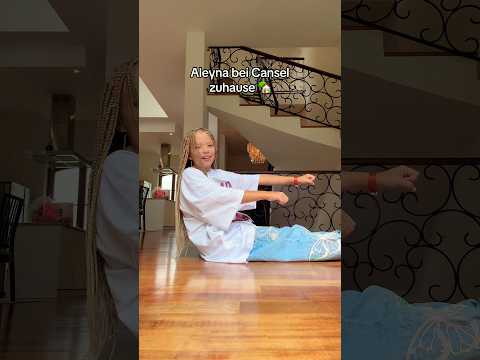 LITTLE GIRL Aleyna at CANSEL's home 🏡😳 #canselguel #shorts
