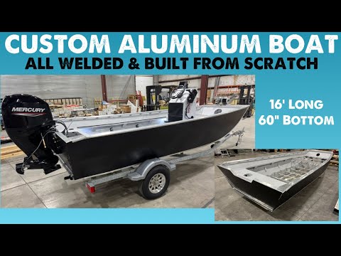 Welded Aluminum Boat Build - From Scratch