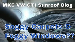 VW Sunroof Drain Clog Fix