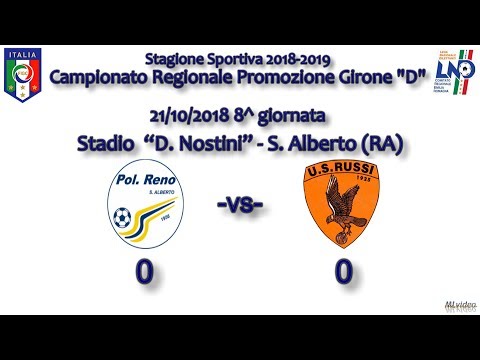 21/10/18 – Promoz. ER "D" – 8^ and. – Pol.Reno-US Russi 0-0 Le azioni contestate