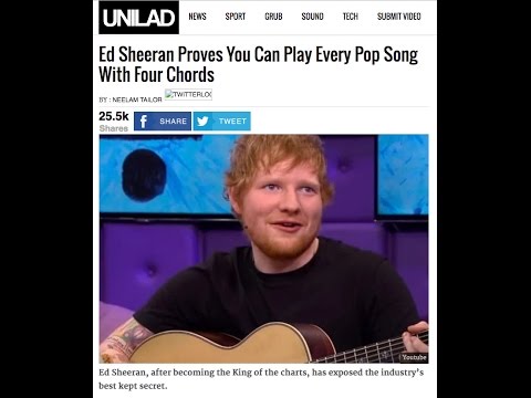 OMG ED SHEERAN STOLE FOUR CHORDS FROM THE AXIS OF AWESOME