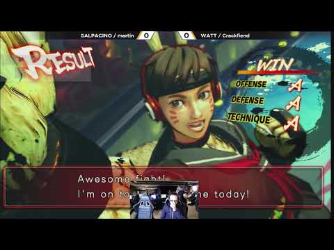 WNF Oakland Fall 3.3 - USFIV Losers Quarters WATT/Crackfiend vs SALPACINO/martin