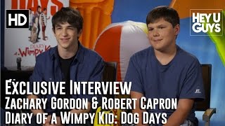 Zachary Gordon & Robert Capron Exclusive Interview - Diary of a Wimpy Kid: Dog Days video