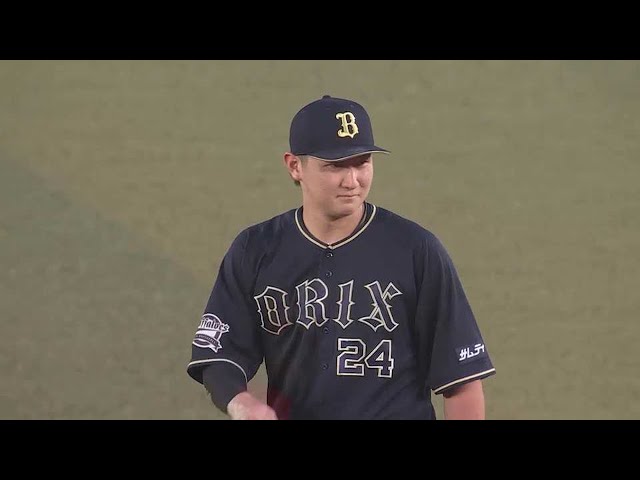 【4回裏】ファインプレー!! バファローズ・紅林弘太郎 センターへ抜けそうな打球を上手くさばき、俊足のバッターをアウトに取る!! 2022年9月3日 千葉ロッテマリーンズ 対 オリックス・バファローズ