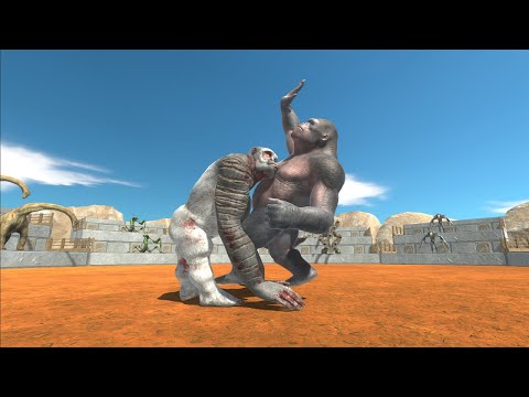 REMASTERED GORO + OLD GORO vs 2× BOSS - Animal Revolt Battle Simulator ARBS