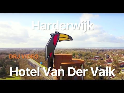 Drone beelden van de toekantoren en het Van Der Valk Hotel Harderwijk