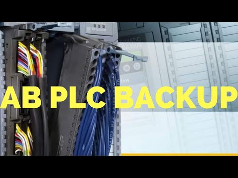 Allen Bradley PLC backup procedure : PLC Training Step by Step
