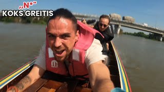 🇹🇭 Beprotiškas greitis! Mašinos variklis ant valtelės 😲