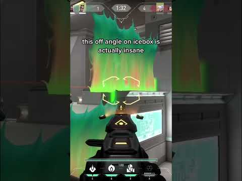 free kills with this off angle on icebox #valorant #valoranttips #icebox #gaming