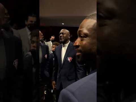Michael Jordan Asks Magic Johnson to 1v1 at NBA 75 Celebration 👀