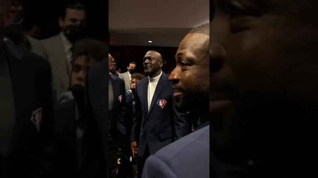 Michael Jordan Asks Magic Johnson to 1v1 at NBA 75 Celebration 👀