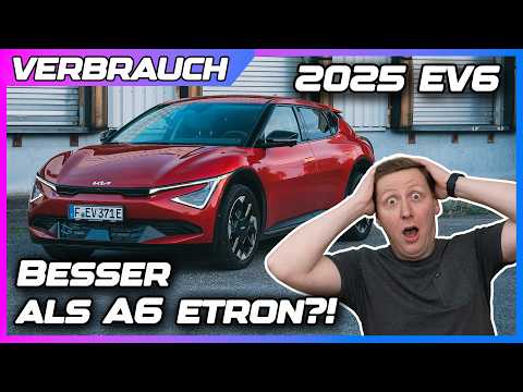 2025 KIA EV6 (84 kWh, RWD, Earth) | Really OVER 500km range?! | Fuel consumption test