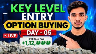 Key Level Strategy live Trade - Sensex live Option Trading