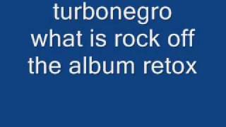 turbonegro what is rock
