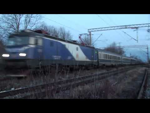 Tren IC552 Suceava - Bucuresti Nord trece cu 120km/h prin Galbeni cu EA359 - 27.11.2023