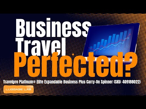 Travelpro Platinum Elite Softside Expandable Carry on Luggage, 8 Wheel Spinner Suitcase, USB Port, Suiter, Men and Women, True Navy Blue, Carry On 21-Inch video review thumbnail