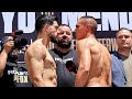 Tim Tszyu vs Brian Mendoza • TENSE FULL WEIGH IN & FACE OFF VIDEO