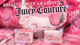 🩷💕#breastcancerawareness #juicy What’s In My Bag 🎀🦋