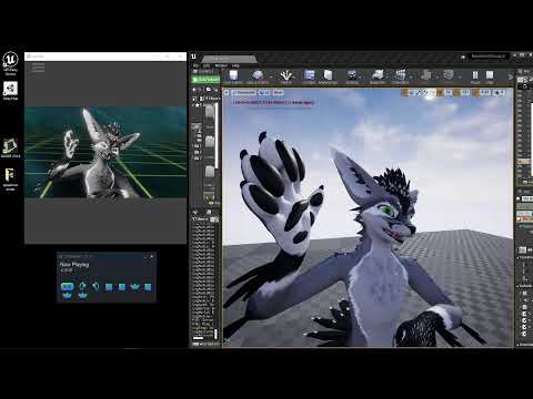 Unreal Engine 5 live-production - Rexouium Avatar - Vive Facial Tracking !