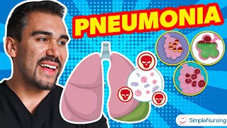 Pneumonia symptoms, patho, nursing interventions for NCLEX RN & LPN