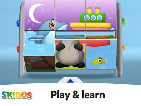 Animals Cube Puzzle Game Play: Fun Learning for Kids | Skidos Educational Games
