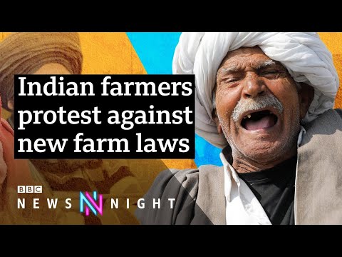 印度的農民為什麼要抗議?- BBC新聞之夜 (Why are farmers protesting in India? - BBC Newsnight)