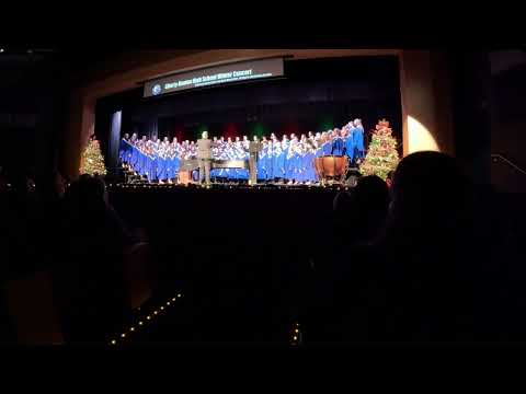 Christmas Concert 2024 Lauren playing flute